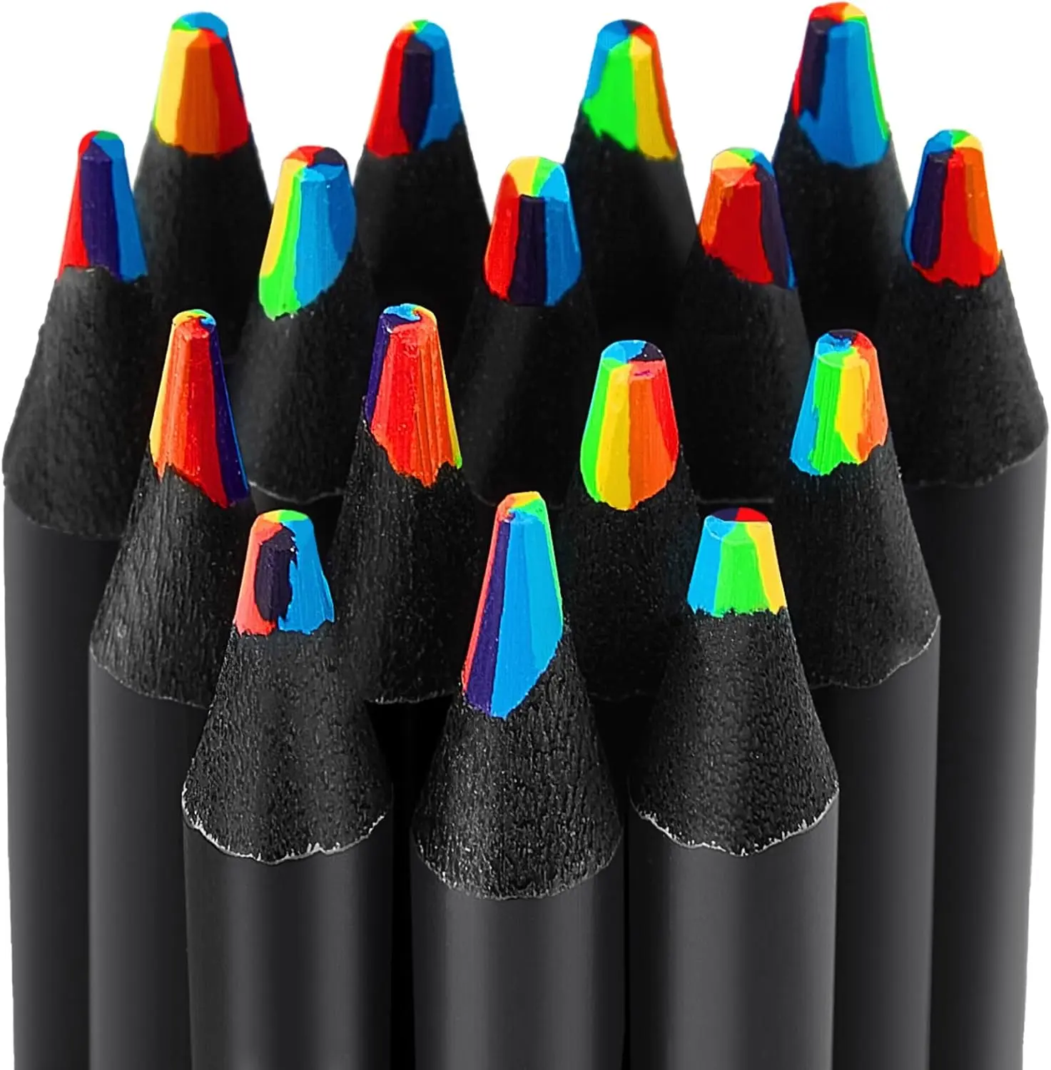 Easter Basket Stuffers for Teens, Easter Gifts for Kids,16 Rainbow Kids' Drawing Pencils, Art Supplies for Kid 4-12 Year Old