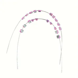 Professional Stainless Steel Temporary Brace Kit with Archwire, Braces & Bands - Ideal for Dental Students & Orthodontists Practice Oral