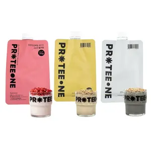 PROTEEONE Low Sugar Protein Shake Chocolate/Green tee/Grain/Strawberry Flavor 490g - #1 Shake at Olive Young Korea,High Protein Snack,