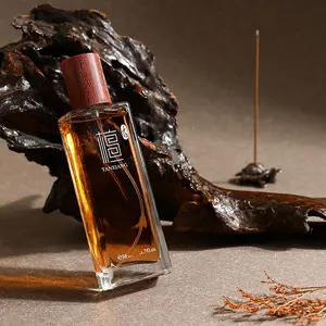 1count 50ML Creamy Sandalwood Perfume Aromatic Oriental Woody Scent Fresh Light Fragrance Long-Lasting Temple Aroma Unisex Perfume Suitable for All Occasions