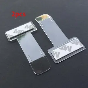 2pcs Transparent car parking ticket permit, car fastener card, banknote clip, windshield sticker, car accessories, Car Essentials