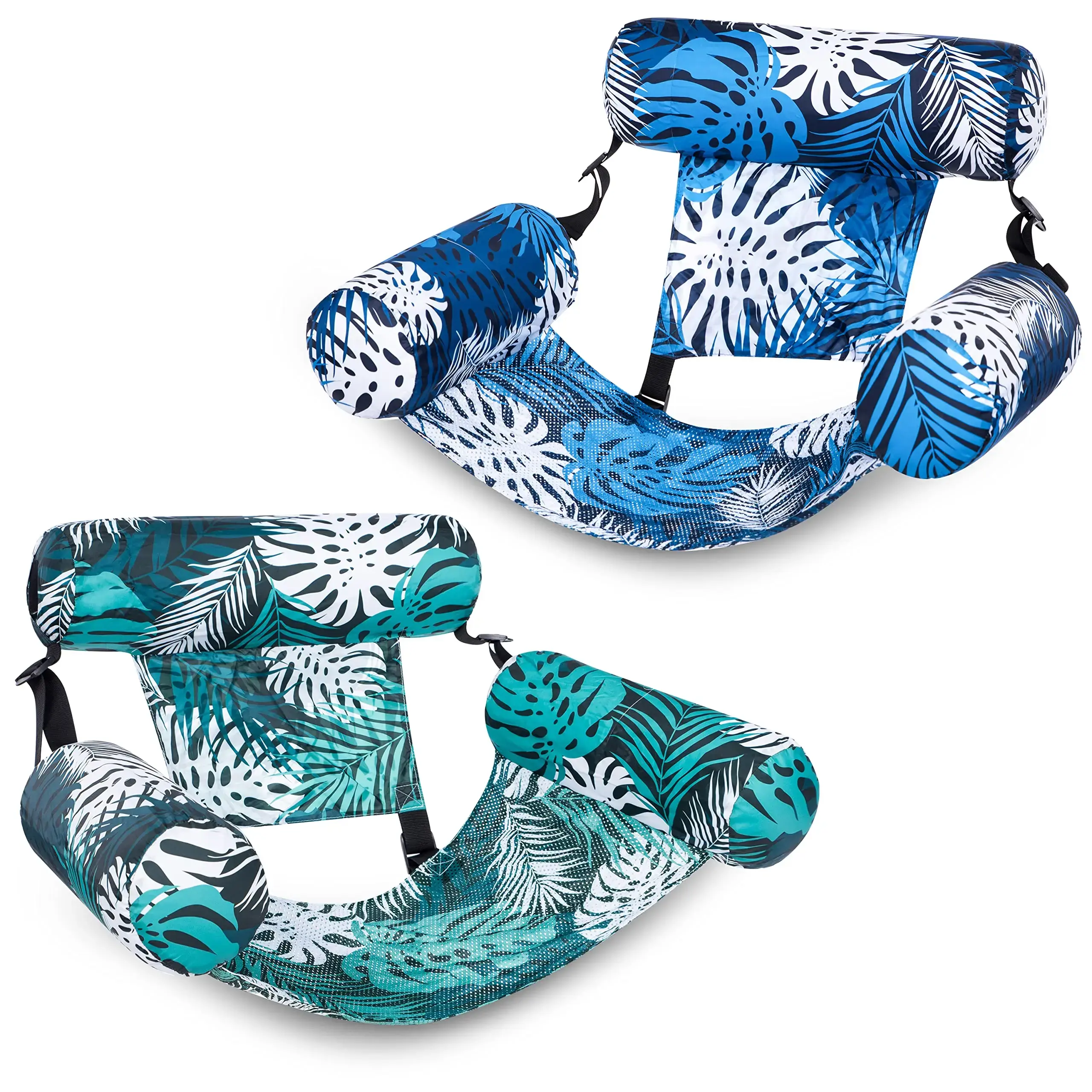 Adult Inflatable Pool Lounger Floats - 2-Pack/1-Pack Portable Heavy-Duty Blow-Up Chairs, Summer Water Beach Fun, Father's Day Gifts, TikTokShopSummerTurnup
