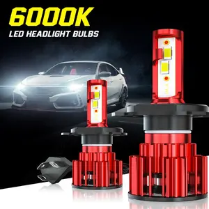For HONDA CIVIC 1992 1993 1994 1995 1996 1997 1998 1999 2000 2001 2002 2003 6000K LED Headlight Bulbs High/Low Beam Kit Bulbs