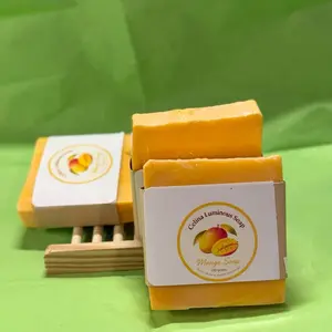 Mango Soap, Natural Organic Handmade Body Soap for Gentle Skin Cleansing