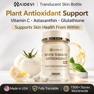 AIDEVI White Tomato Antioxidant Capsules – Vitamin C & Astaxanthin Dietary Supplement