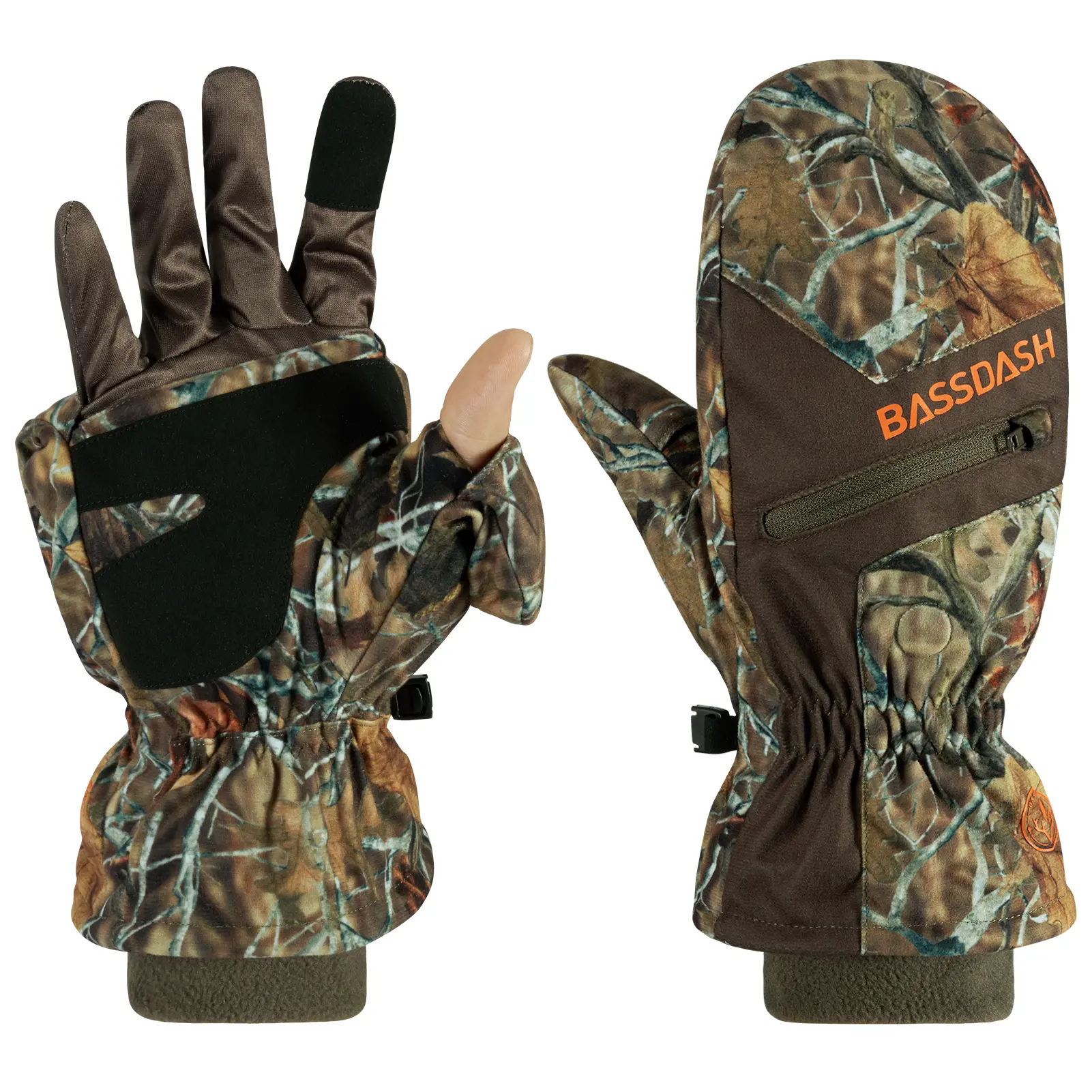 BASSDASH Men’s Insulated Mittens Winter Camo Hunting Gloves Water Resistant for Cold Weather Outdoor Activities BASSDASH Men’s Insulated Mittens Winter Camo Hunting Gloves Water Resistant for Cold Weather Outdoor Activities