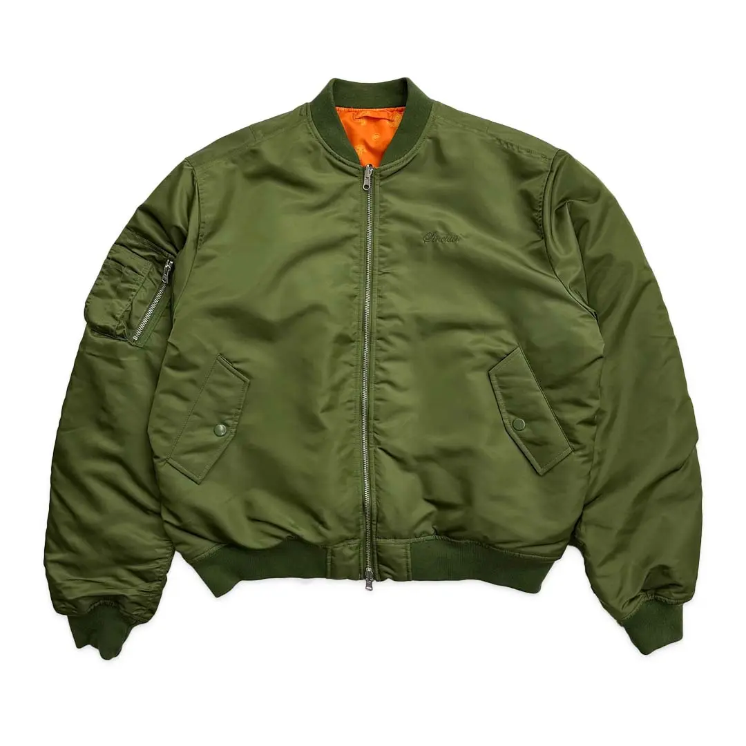 Sinclair Bomber Jacket Reversible Olive Green