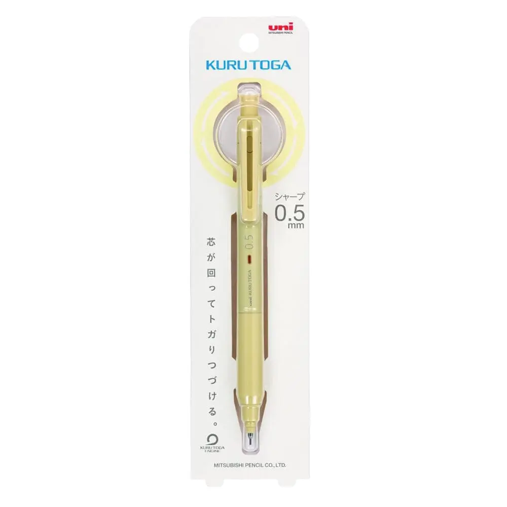 Uni-ball Kuru Toga Advance KS Mechanical Pencil 0.5mm Cream Yellow