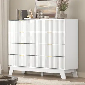 8-drawer dressing cabinet, long bedside table with drawers and storage cabinets, Bohemian solid wood dressing table TV stand, medieval modern bedside table, suitable for bedroom wardrobes