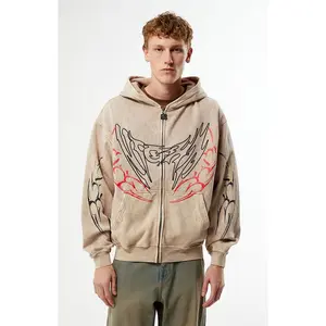 Nightlab Men's Night Moon Full Zip Hoodie