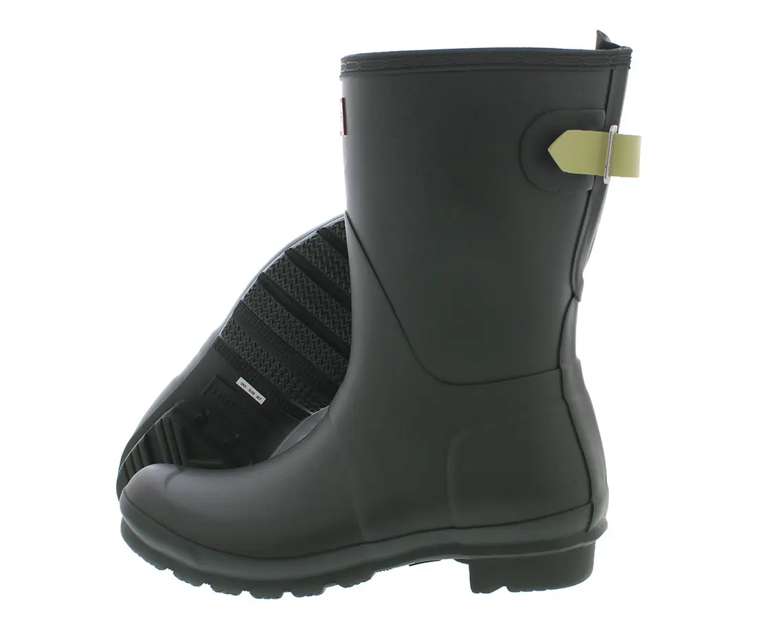 Hunter Original Short Back Adjustable Womens Shoes, Boot, Footwear, Low