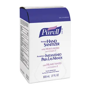 212 MAIN Original 800ml Purell Bag-In-Box Instant Hand Sanitizer Refill Pack, Hydrating Germ-Killing Moisturizing Hand Care for Sports, Camping Hiking Use
