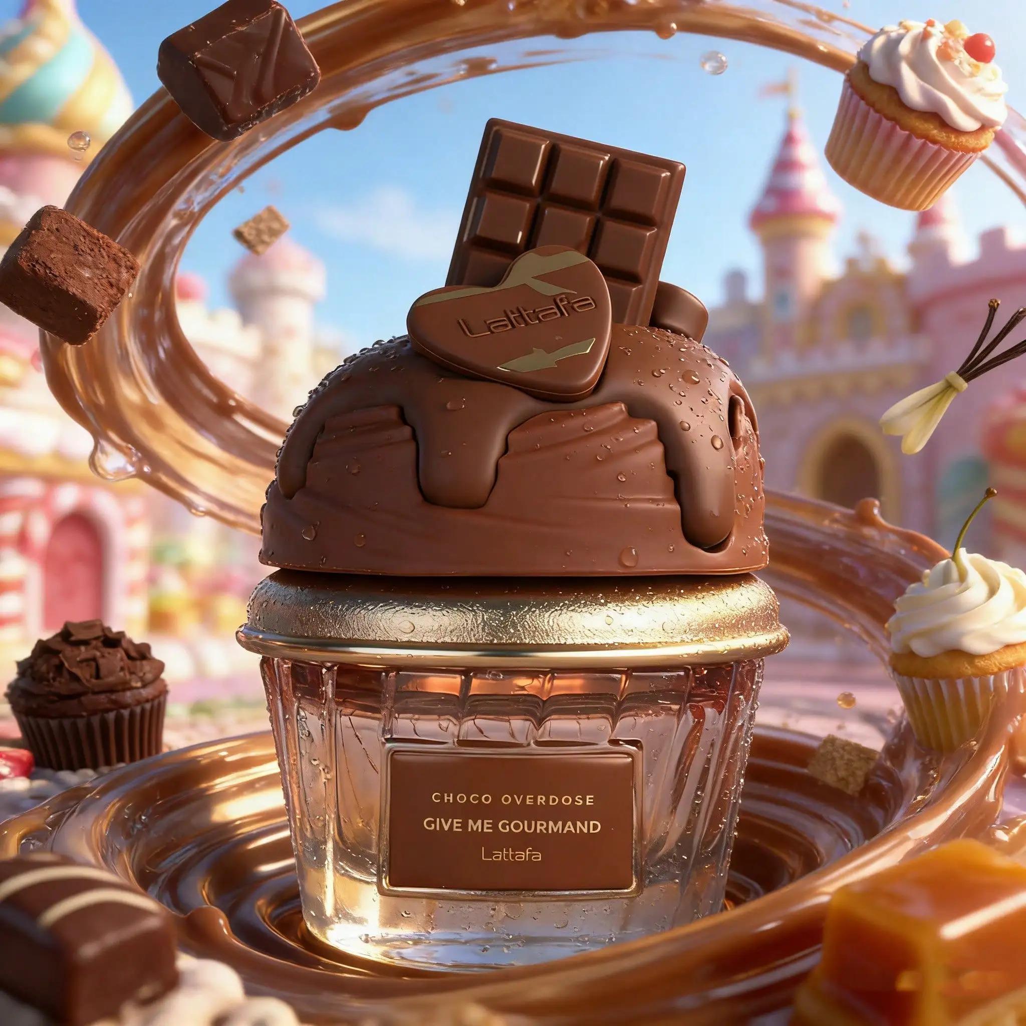 Lattafa CHOCO OVERDOSE Women's perfume, 2.53oz/75ml Lattafa CHOCO OVERDOSE Women's perfume, 2.53oz/75ml