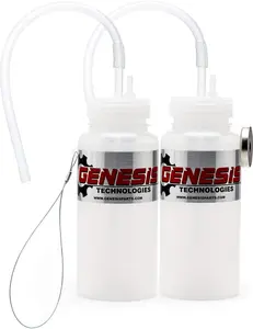 Genesis One Person Brake Bleeder Bottle with Magnet Hold and Cable Mount