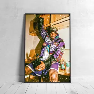 Kobe Championship Poster, Product without frame Decor Gift