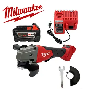 Milwaukee 18V 125mm Brushless Angle Grinder M14 Cordless Cutter for Heavy Duty Metal Steel Wood Cutting