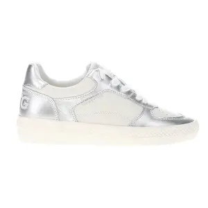 Vintage Havana Womens Fast Perforated Lace Up Sneakers Shoes Casual - Silver, White