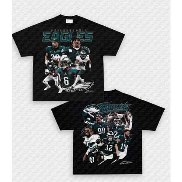 2024 EAGLES TEE - [DS] 90s Vintage Inspirational Graphic Tee Shirt for Men Women Streetwear Clothing Cotton