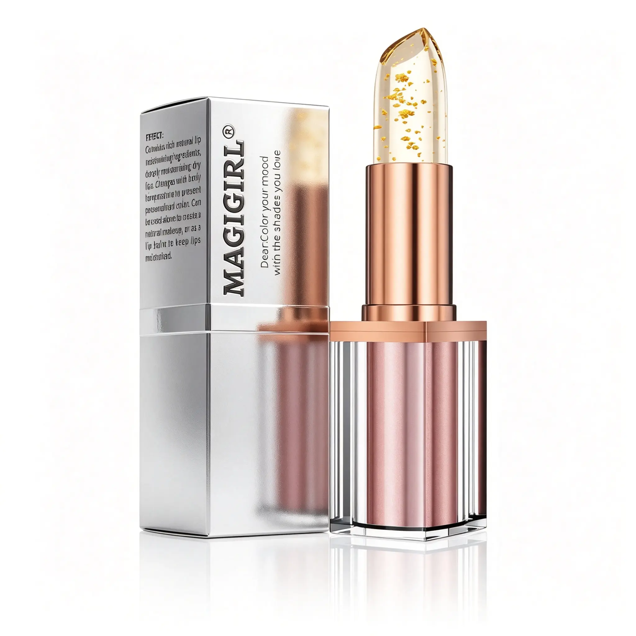 Ph-Activated Color Changing Lipstick for Older Women (#1) - 0.12oz/3.5g Long-Lasting Moisturizing Tinted Lip Balm, Non-Sticky Formula, Mother's Day Gift