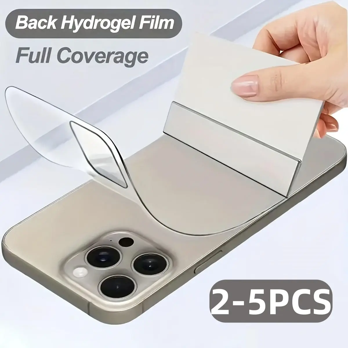 2 Pack Full Cover Back Hydrogel Film Screen Soft Protective Protector Cellphone Smartphone Compatible For iPhone 17 16 Pro Max 17 Air 16e 15 14 13 12 11 Pro Max Plus XR X XS MAX 12 13 Mini Anti-scratch, Anti-fingerprint Protection Accessories