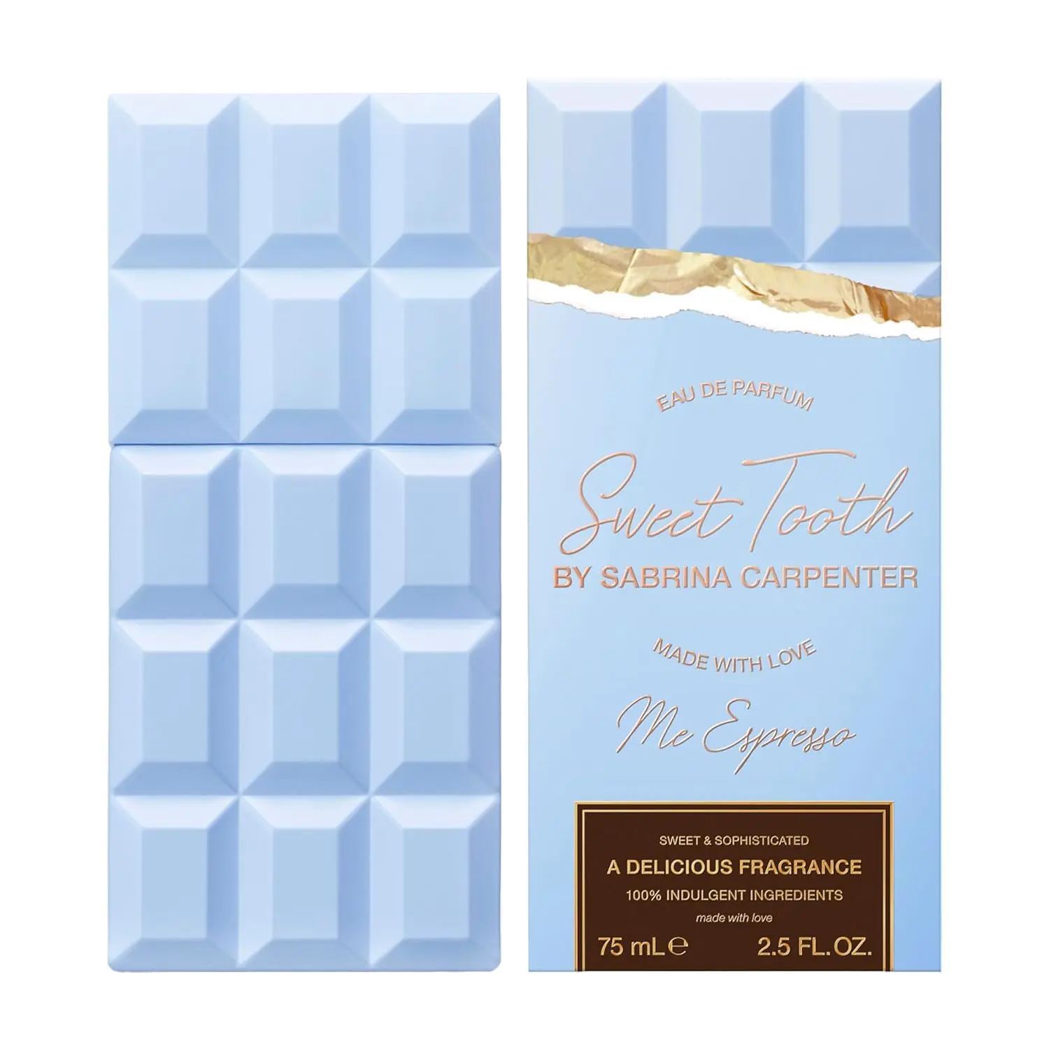 Sabrina Carpenter Sweet Tooth Me Espresso Eau de Parfum 75ml for Women - Indulgent Coffee Fragrance with Rich Depth & Sweet Notes