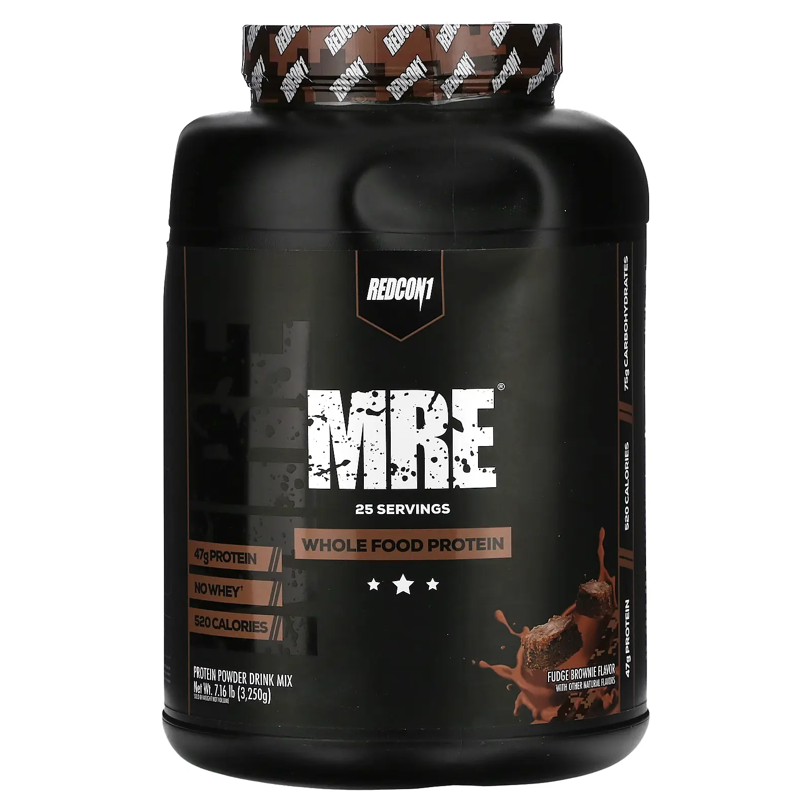 Redcon1 MRE, Whole Food Protein, Fudge Brownie, 7.16 lb (3,250 g)