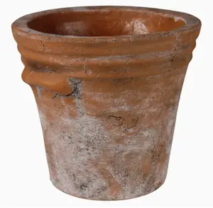 Tresco Rustic Pot, Cement - Sm