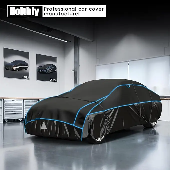 Hail Protector Car Cover Multi-Layered EVA - Anti Hail Waterproof for Sedan SUV Jeep (Fit 178"-218" A3/A4/A5/A6) with Zipper & Straps - Great Father's Day Gift
