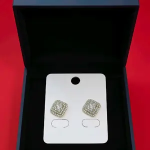 aretes con zirconia 14k laminados resistentes al agua cloro y sudor