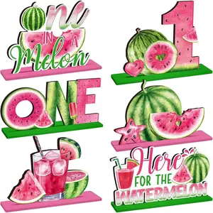Watermelon Themed Table Decoration, Watermelon Design Centerpiece, Summer Fruit Decoration for Birthday Party, Ornaments