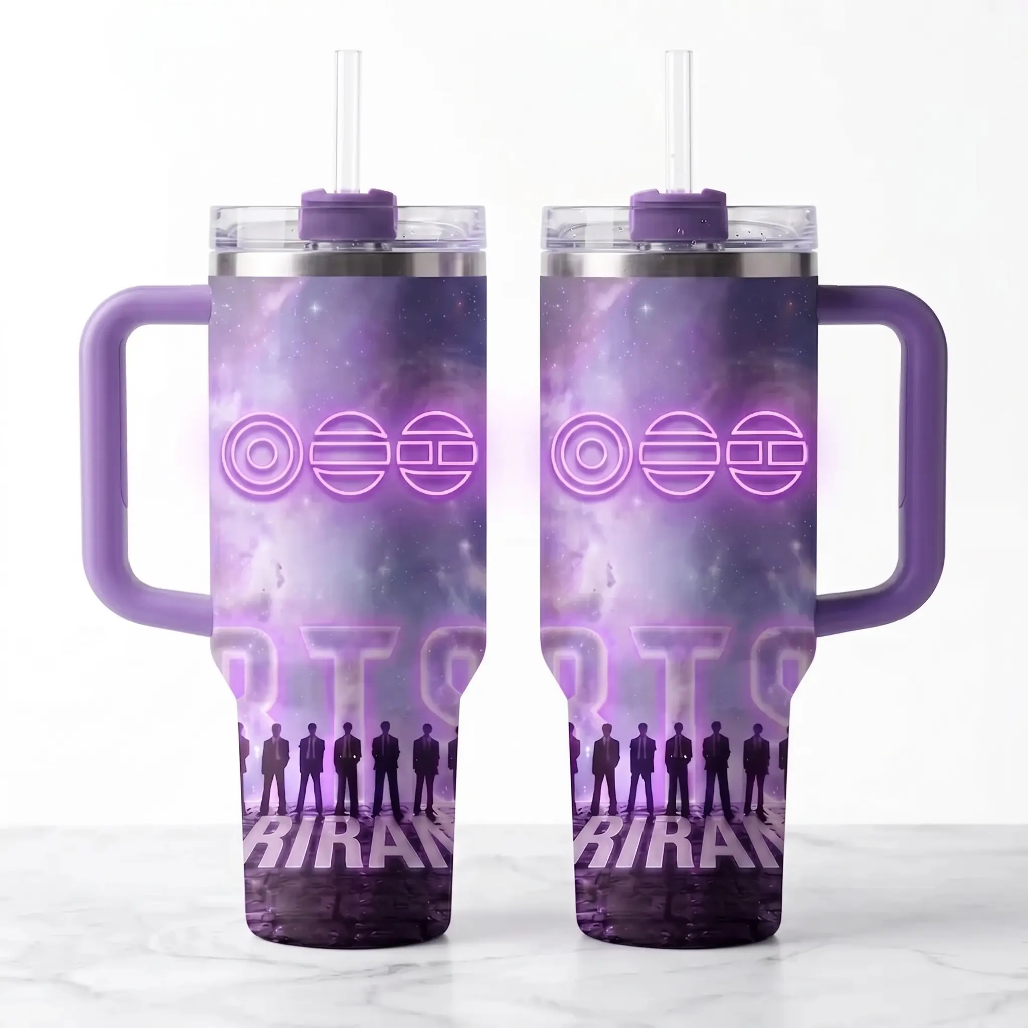 Arirang World Tour 2026 KPOP Inspired Tumbler 40oz/20oz Cup, Fans Merch, Insulated Travel Mug with Straw Lid, Gift for fans