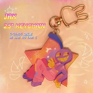 TADC Jax C-GRADE Keychains | Acrylic | Full Bleed | The Amazing Digital Circus
