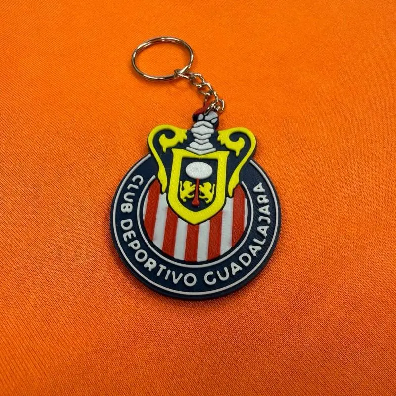 Llavero 3D Chivas Llaveros Keychain Futbol Mexico
