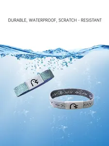 Waterproof NFC Chip Bracelet, Fashionable Adjustable Bracelet for Women & Men, Trendy All-match & Exquisite Jewelry for Birthday Gift, Stackable Bracelets