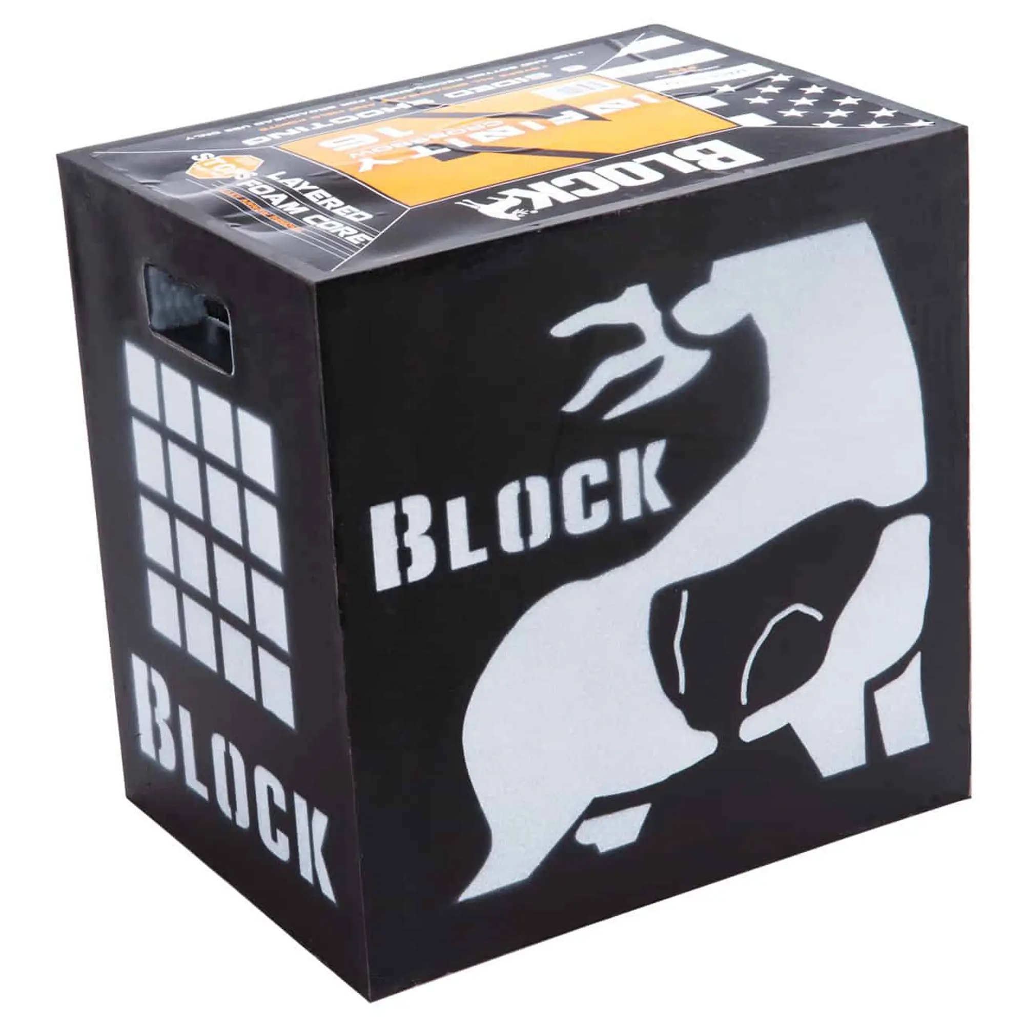 BLOCK Infinity Crossbow 6-Sided Foam Archery Target - 16”x16”, 20”x20”, 520 FPS, Extreme Stopping Power for Hunting & Outdoor Sports