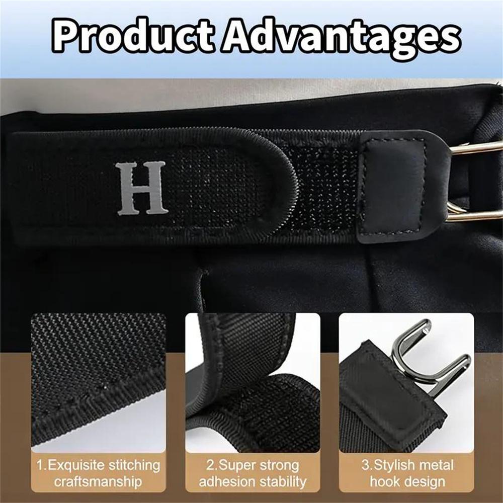 Buckleless Belt Hook, Tactical Metal Hook Elastic Belt - Unisex Buckle-Less Invisible Waist Belt for Work, EDC, Outdoor Adventures, Soft Adjustable Side, 2PCS Gift for Men & Women, Perfect Valentine's Day Gift Elastic Belt (Unisex)surprise gift