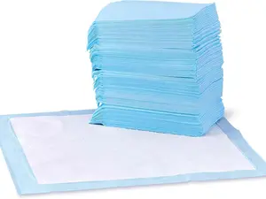 100 Count, Blue & White Dog and Puppy Pee Pads, 5-Layer Leak-Proof Super Absorbent, Quick-Dry Surface, Potty Training