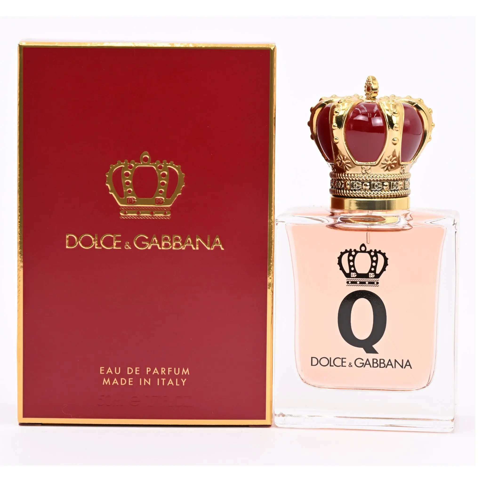 DOLCE & GABBANA Q Women's EDP Perfume Spray - Aromatic Woody Floral Fragrance with Fresh Orange, Lemon & Jasmine Blend, 1-1.9 fl oz, New in Box, Single Item, Floral Woody Fruity, Women's Fragrance, Cedar, Fragrances, Signature Scent