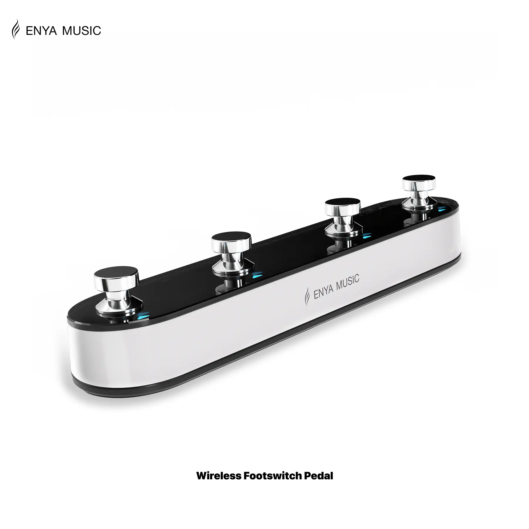 ENYA INSPIRE & SONIC JT Electric Guitar Compact Foot Pedal Controller-Smart App Integration & Instant Tone Switching