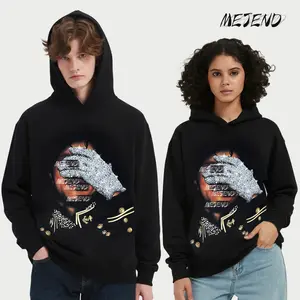 Rhinestone Tee, MeJend Sweatshirt, Graphic Hoodie SpringStatements Streetwear Casual trendy t-shirts