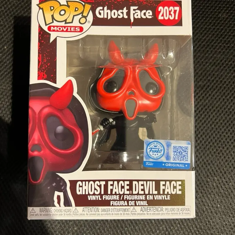 Ghost face devil face funko pop