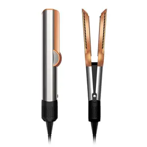 Saint-Xman New Hair Dryer Straightener Hair Clip Dry and Wet Dual-Use High-Speed Hair Styling and Hair Care 2-in-1 Cherry Blossom Powder