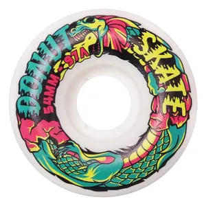 Donut Skate Co. 54mm - 97a Dragon Skateboard Wheels for Tricks, Skateparks, Street Skating, Cruising, Wear Resistant, Set of 4
