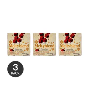 5Packs MEIJI Meltyblend Japanese Truffle Chocolate - Rich Cocoa Creamy Filling, 56g Each
