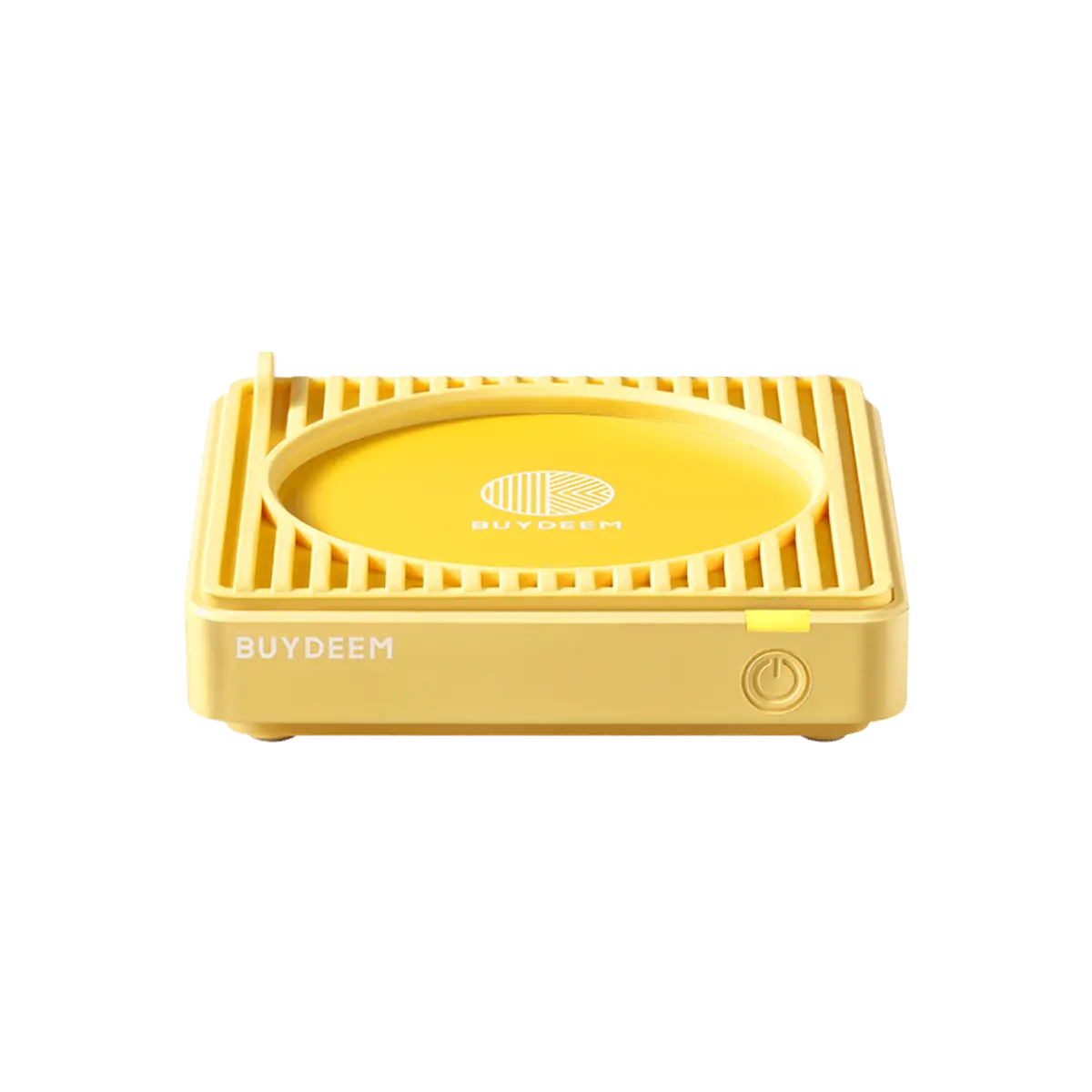 BUYDEEM Heated Coaster for Coffee and Tea - Yellow OA2001