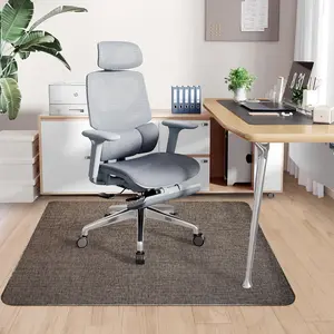 Office Chair Mat for Hardwood & Tile Floor, 36" x 48" Heavy Duty Computer Gaming Chair Mat for Rolling Chairs Non-, Anti-Slip, Floor Protector for Home Office (Coffee)