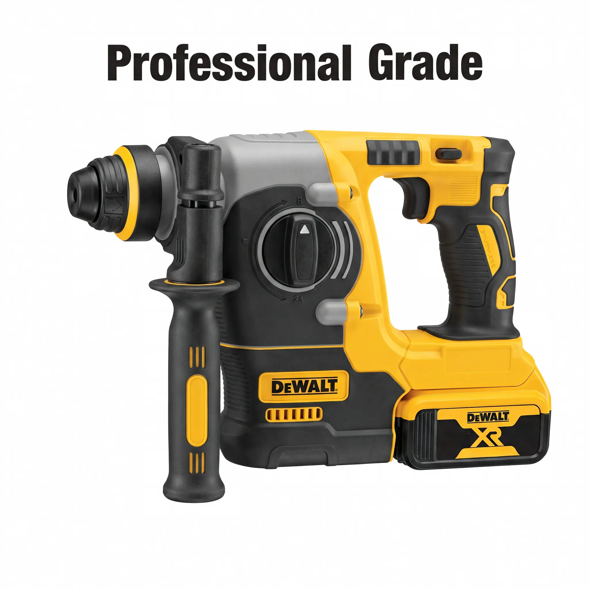 DEWALT DCH273 26mm Rotary Hammer Drill, 0-950 RPM Speed, 0-3600 BPM Impact Rate, for Concrete Anchoring bolt kit rivet aluminum heavy-duty application hex chuck electric Cordless Level hardware project lug nut drilling brushless angle secure grip magnetic