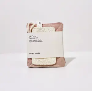 Reusable Linen Sponge & Loofa Set