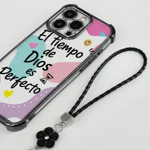Divine Timing El Tiempo de Dios Aesthetic Pastel Crystal Clear Shockproof Phone Case with Reinforced Corner Protection for iPhone 17/16/15/14/13/12/11/pro/max/plus/xsmax Samsung S25/S24/S23/S22 ULTRA #SummerVibes #SummerVibes 985