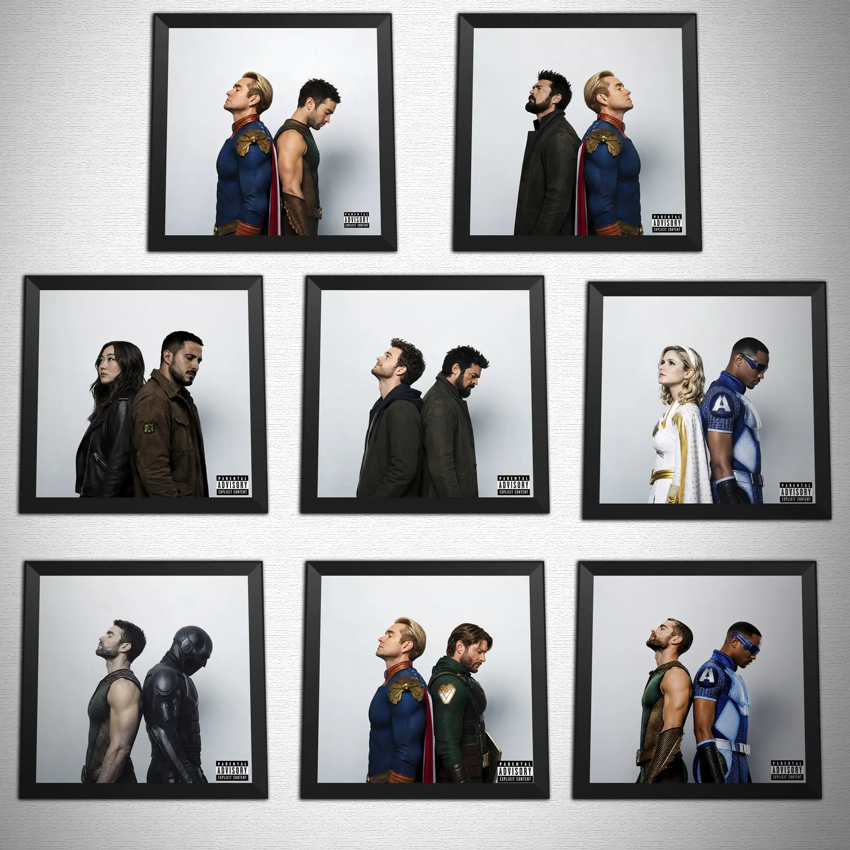 [No Frame] The Boys Side by Side Poster, The Boys Character Posters, Gift for Men and Women